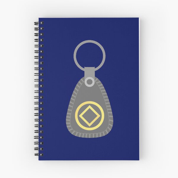 Item preview, Gray Key Tag with NA Diamond - 18 Months Clean and Serene designed and sold by 10slash1.