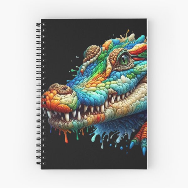 Item preview, "Reptile Rainbow: The Charm of the Colorful Crocodile" designed and sold by FreedomFrames.