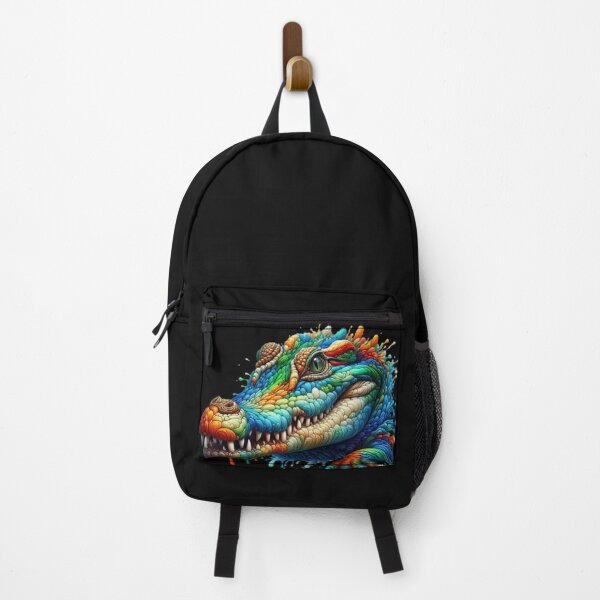 Item preview, "Reptile Rainbow: The Charm of the Colorful Crocodile" designed and sold by FreedomFrames.