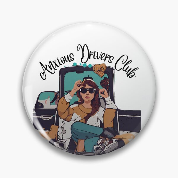 Item preview, Anxious Drivers Club Funny design designed and sold by Modern-Tropical.