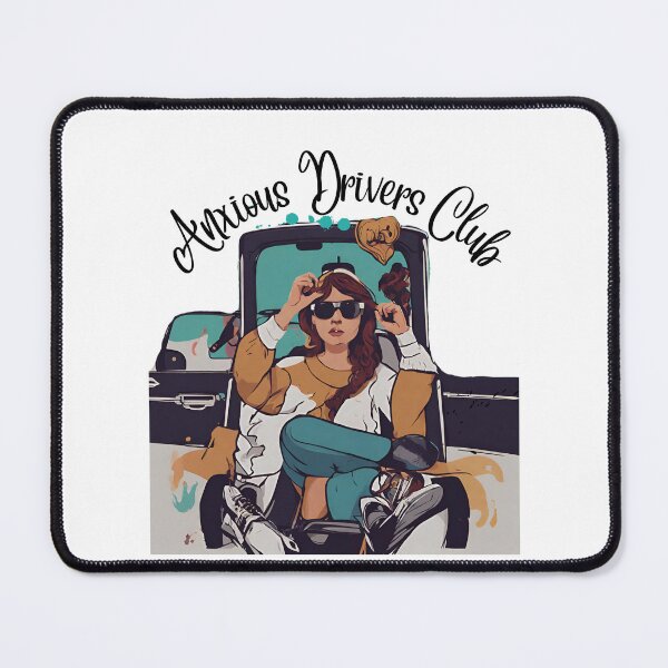 Item preview, Anxious Drivers Club Funny design designed and sold by Modern-Tropical.