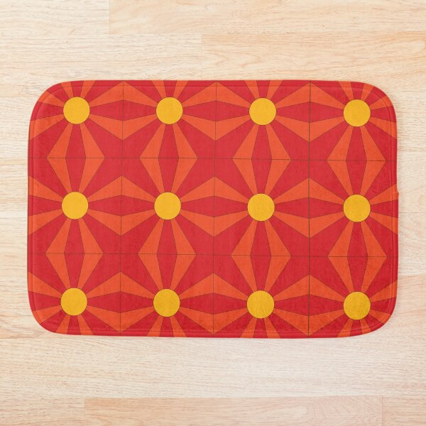 Item preview, Colorful pattern of modern geometric abstract sun figures red, orange and, yellow. designed and sold by DesignsArtColor.