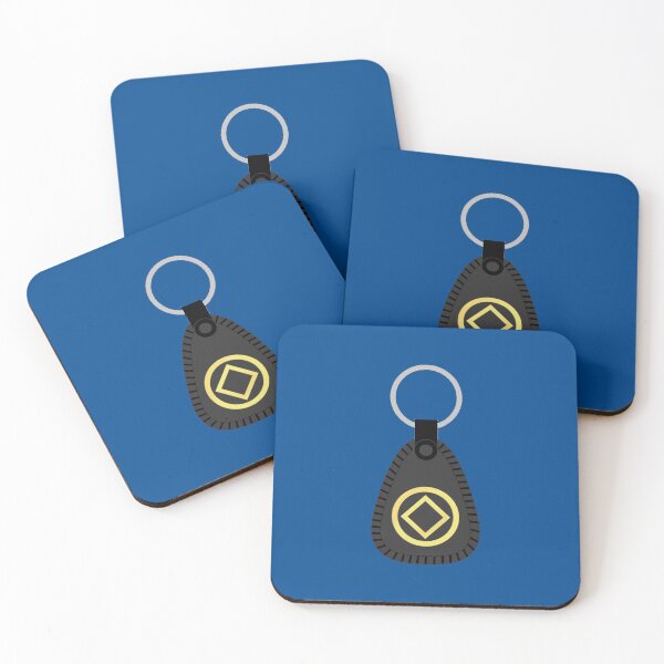 Item preview, Black Key Tag with NA Diamond - Multiple Years Clean and Serene designed and sold by 10slash1.