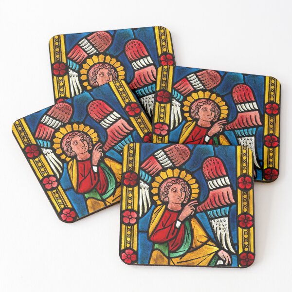 Item preview, Medieval stained glass - Angel of the Annunciation designed and sold by typhon.