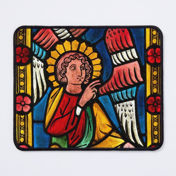 Item preview, Medieval stained glass - Angel of the Annunciation designed and sold by typhon.