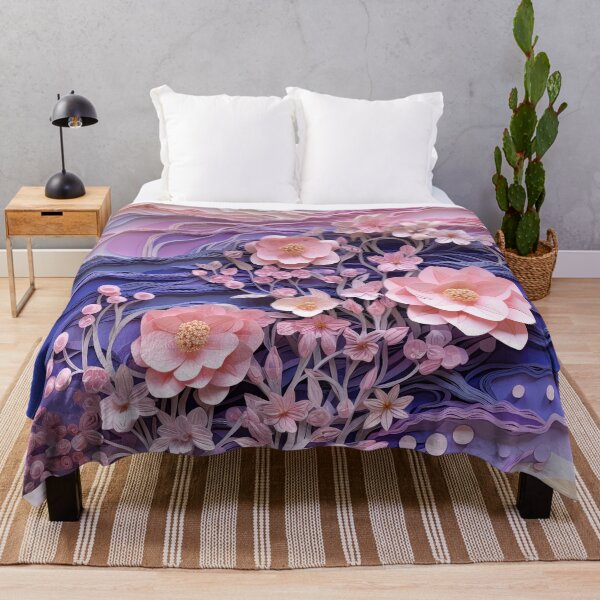 Item preview, Layered Golden Floral Sunset Pattern designed and sold by bubblegoth.