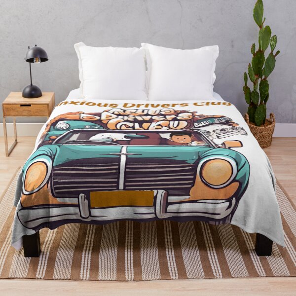 Item preview, Copy of Anxious Drivers Club Funny design designed and sold by Modern-Tropical.