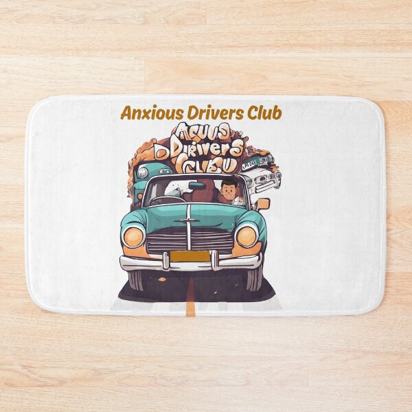 Item preview, Copy of Anxious Drivers Club Funny design designed and sold by Modern-Tropical.