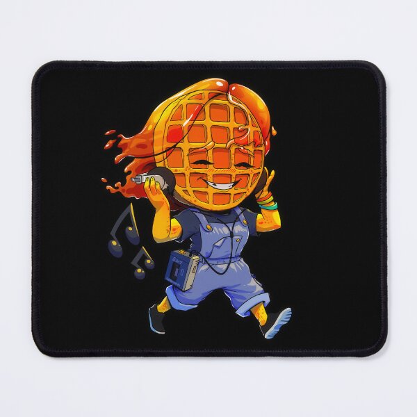 Item preview, Waffle girl with a walkman designed and sold by BreakfastKnight.