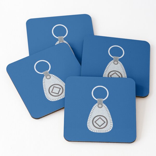 Item preview, Granite Key Tag with Special Black NA Diamond - One Decade Clean and Serene designed and sold by 10slash1.