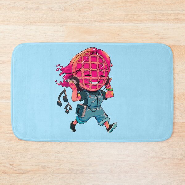 Item preview, Strange Waffle girl with a walkman designed and sold by BreakfastKnight.