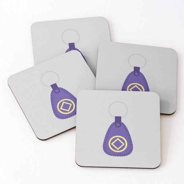 Item preview, Purple Key Tag with NA Diamond - Decades Clean and Serene designed and sold by 10slash1.