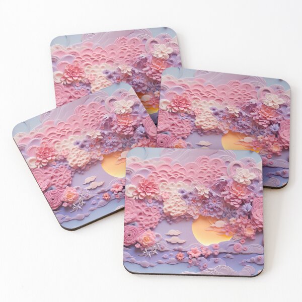 Item preview, Serene Pastel Floral Blooms Pattern designed and sold by bubblegoth.