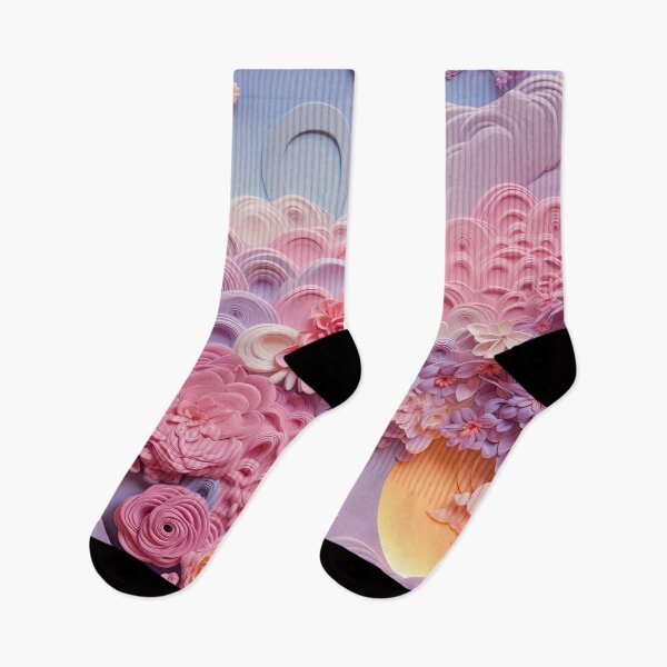 Item preview, Serene Pastel Floral Blooms Pattern designed and sold by bubblegoth.