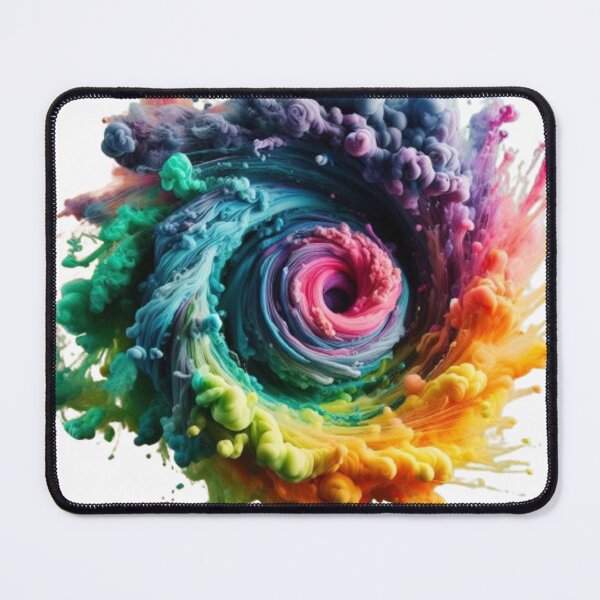 Item preview, "Spiral Spectrum: The Vibrant Swirl of Colors" designed and sold by FreedomFrames.