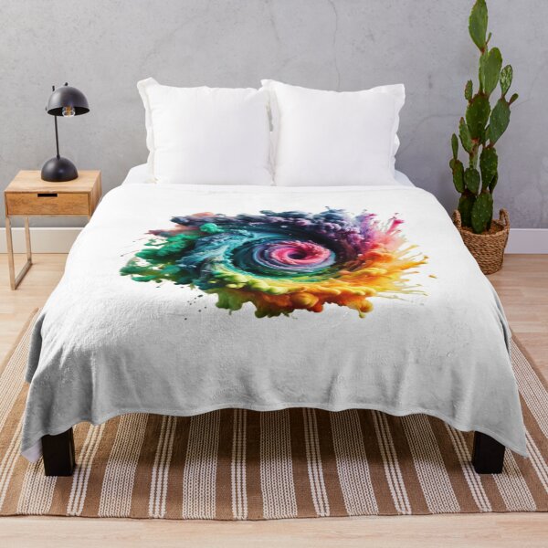 Item preview, "Spiral Spectrum: The Vibrant Swirl of Colors" designed and sold by FreedomFrames.