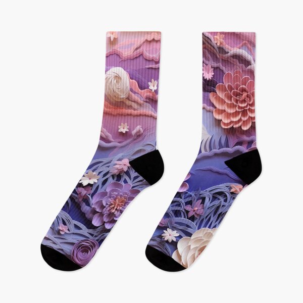 Item preview, Elegant Twilight Pastel Floral Pattern designed and sold by bubblegoth.