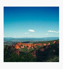 Red mountains Photographic Print