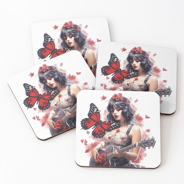 Item preview, Butterfly Guitarist designed and sold by rocknrollstyles.