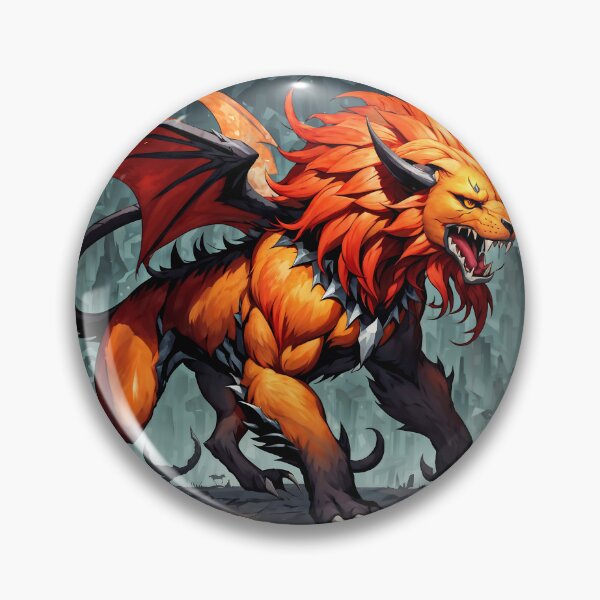 Item preview, Fiercesome manticore designed and sold by Maths-4-Nerds.