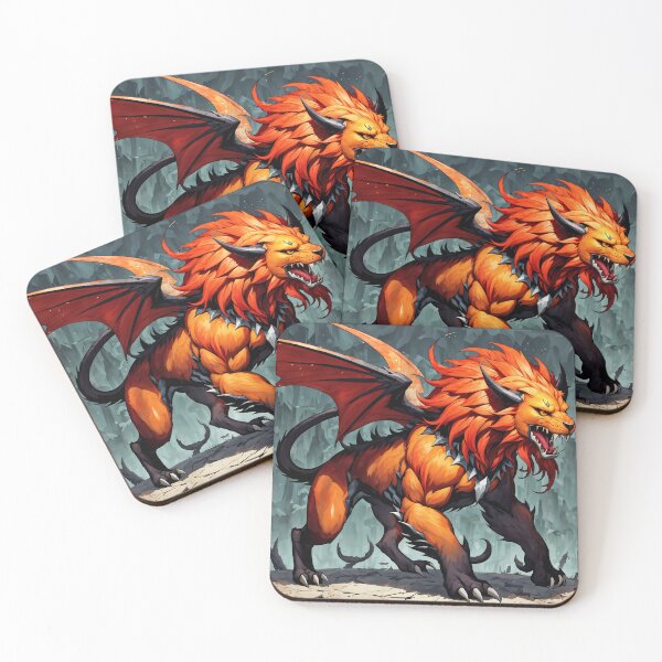 Item preview, Fiercesome manticore designed and sold by Maths-4-Nerds.
