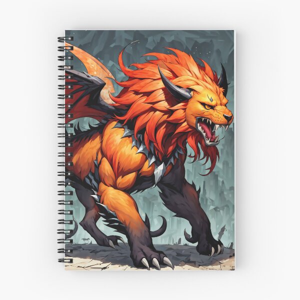 Item preview, Fiercesome manticore designed and sold by Maths-4-Nerds.