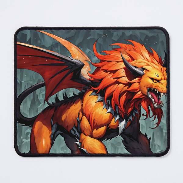 Item preview, Fiercesome manticore designed and sold by Maths-4-Nerds.