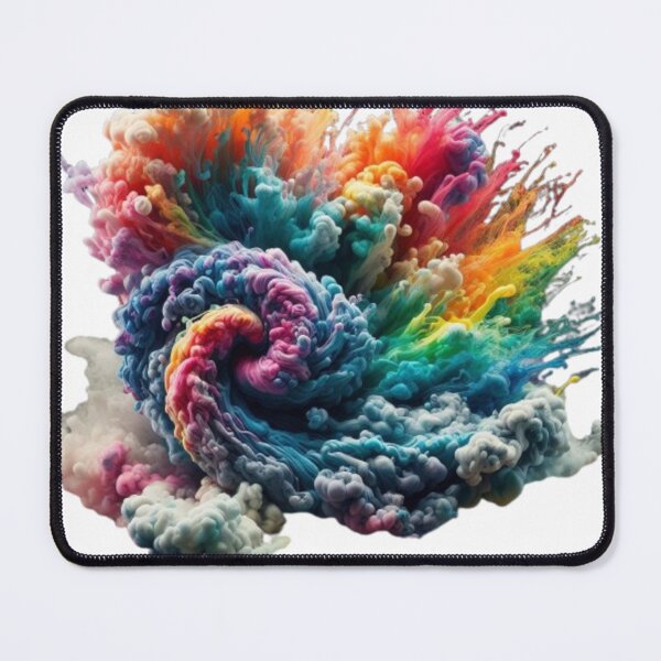 Item preview, "Moving Rainbow: The Swirling Energy of Colors" designed and sold by FreedomFrames.
