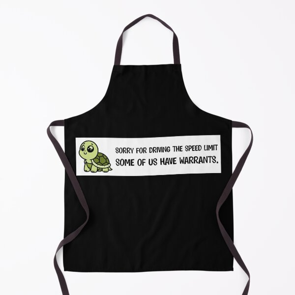 Item preview, Sorry For Going The Speed Limit, SOME OF US Have Warrants, Funny Car Bumper designed and sold by Dapper-Art.