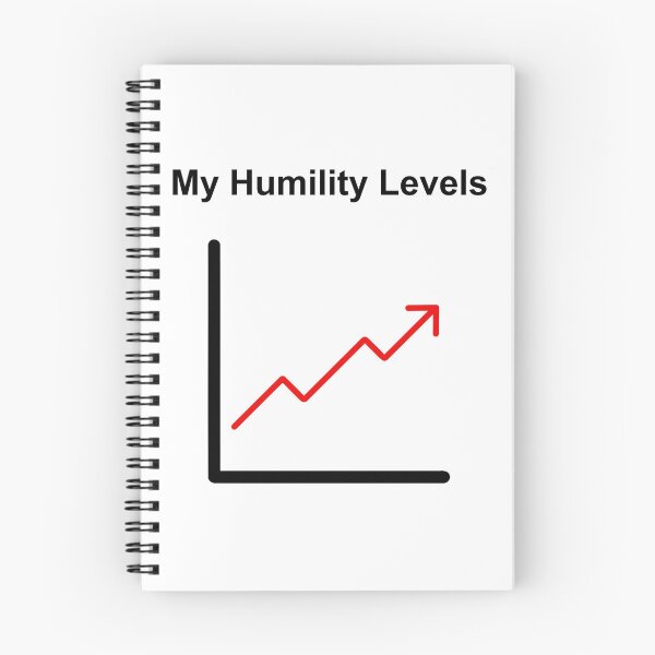 Item preview, My Humility Levels Graph - Humble not Humble designed and sold by Tanya Crowley.