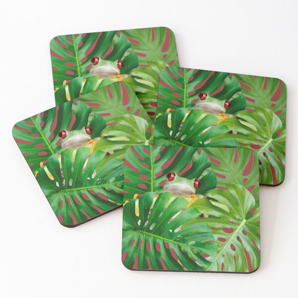 Item preview, Red-eyed Frog Hanging Out  designed and sold by WhiteSoftPetals.