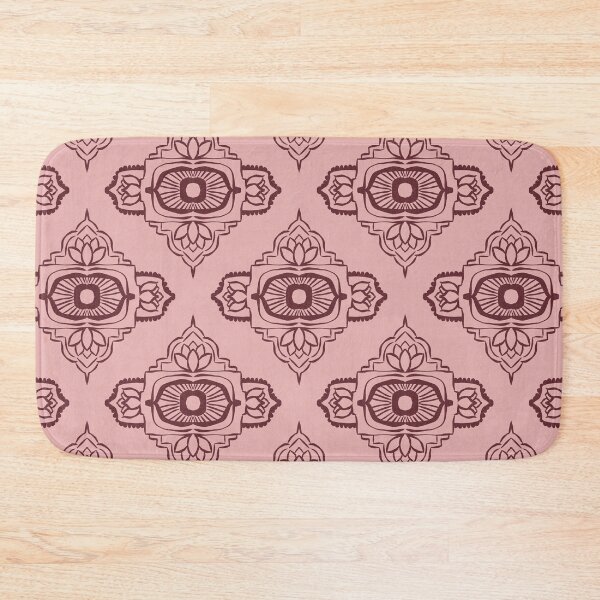 Item preview, Ajna Padma Pattern - Rose + Wine designed and sold by Irene Estelle.