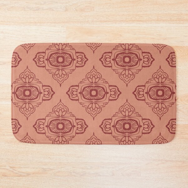 Item preview, Ajna Padma Pattern - Coral + Ruby designed and sold by Irene Estelle.