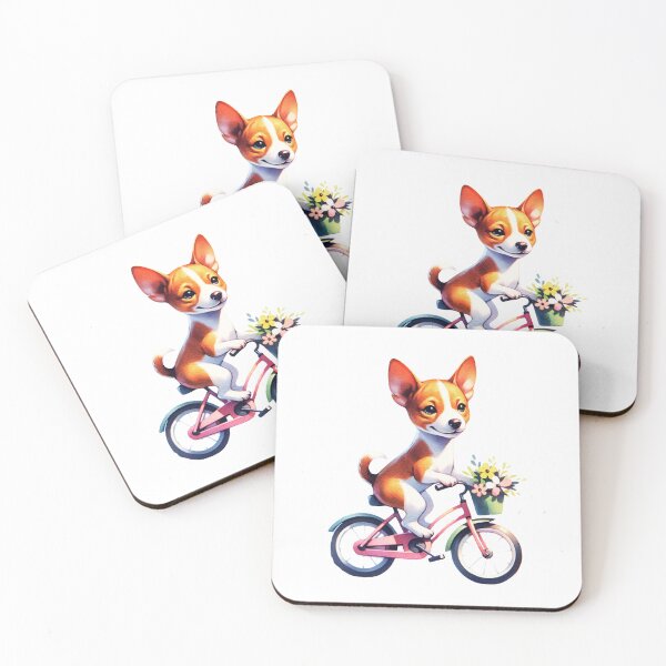 Item preview, Basenji Puppy Cycling designed and sold by TheAnimalZ00.