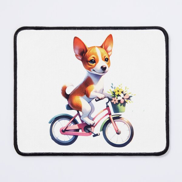 Item preview, Basenji Puppy Cycling designed and sold by TheAnimalZ00.
