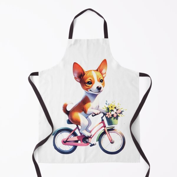 Item preview, Basenji Puppy Cycling designed and sold by TheAnimalZ00.