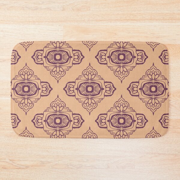 Item preview, Ajna Padma Pattern - Melon + Beet designed and sold by Irene Estelle.