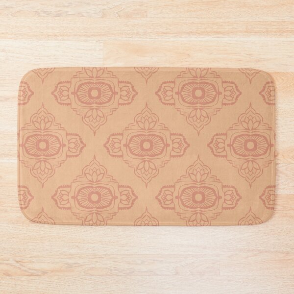 Item preview, Ajna Padma Pattern - Melon + Coral designed and sold by Irene Estelle.