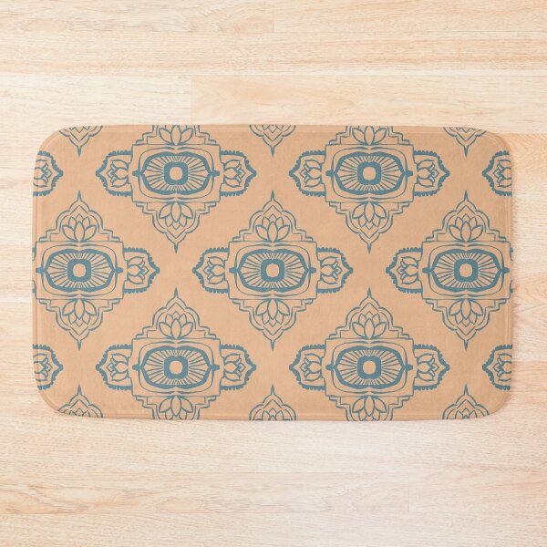 Item preview, Ajna Padma Pattern - Melon + Peacock designed and sold by Irene Estelle.