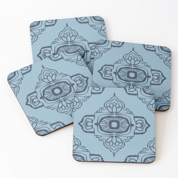 Item preview, Ajna Padma Pattern - Sky + Dusk designed and sold by Irene Estelle.
