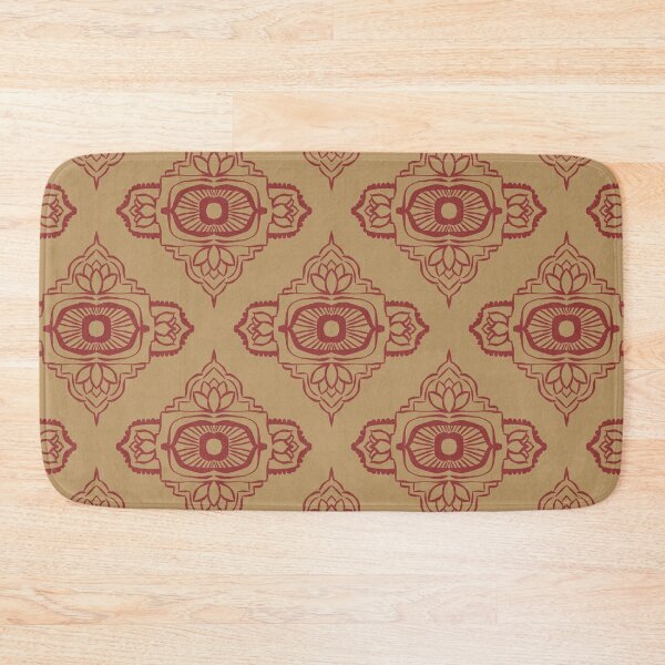 Item preview, Ajna Padma Pattern - Fawn + Ruby designed and sold by Irene Estelle.