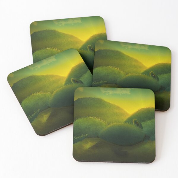 Item preview, Sunrise over Turtle Hills  designed and sold by Transcendragons.