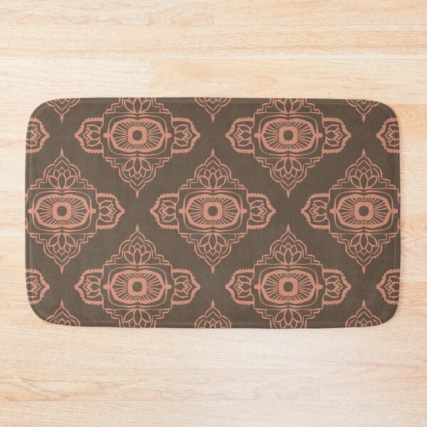Item preview, Ajna Padma Pattern - Earth + Coral designed and sold by Irene Estelle.