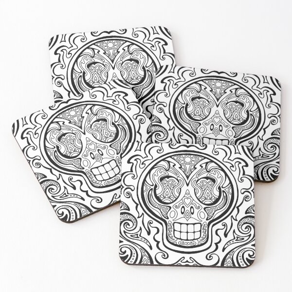 Item preview, 09 - Skull Doodle by Nissa Askew designed and sold by Design By Nissa.