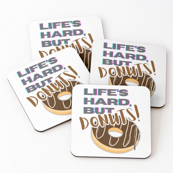 Item preview, Life's Hard, But DONUTS! designed and sold by planetwrockage.