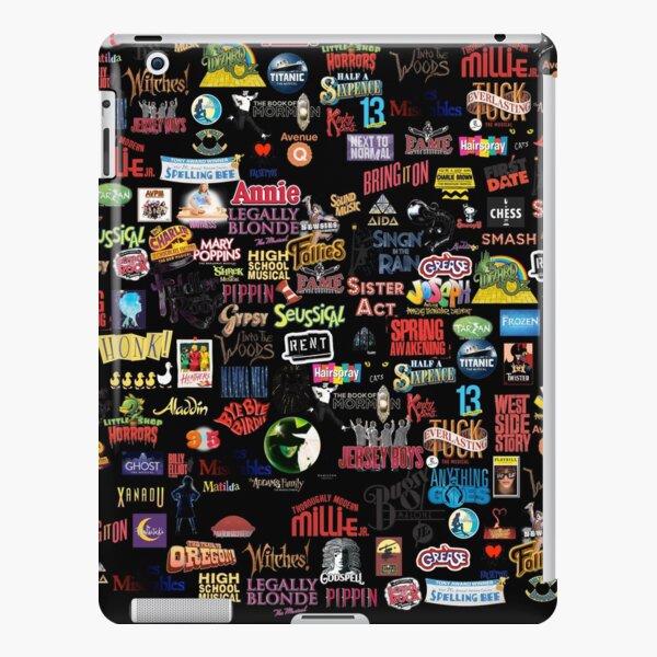 Musical logos black iPad Snap Case