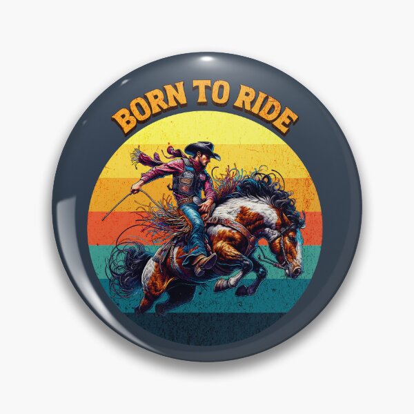 Artikelvorschau, Retro Vintage Rodeo Leben Western Cowboy entworfen und verkauft von AnalajiaDesigns.