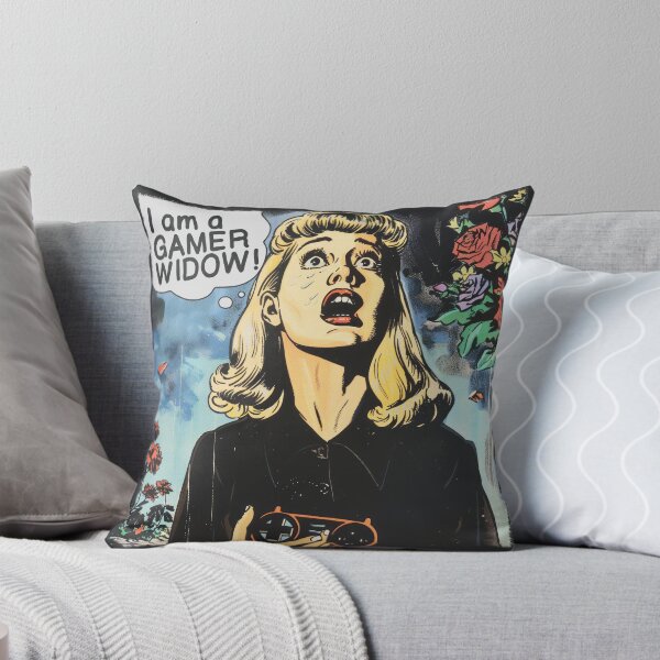 Item preview, I am a Gamer Widow! designed and sold by OneLittleCrow.