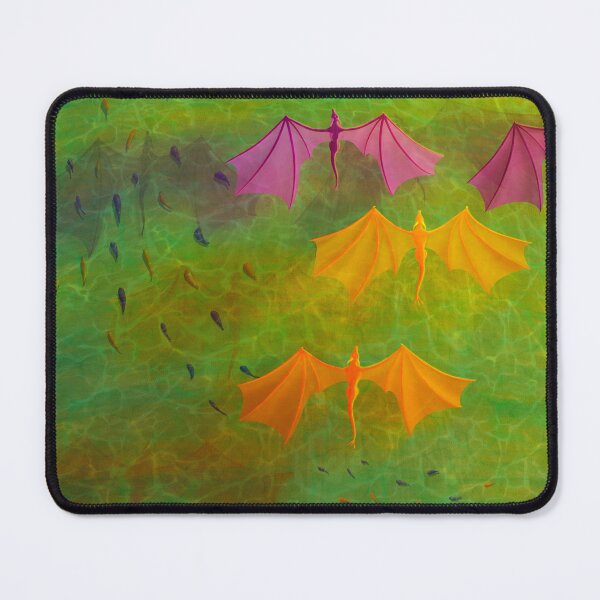 Item preview, Tropical Dragon Flock at Sunset designed and sold by Transcendragons.
