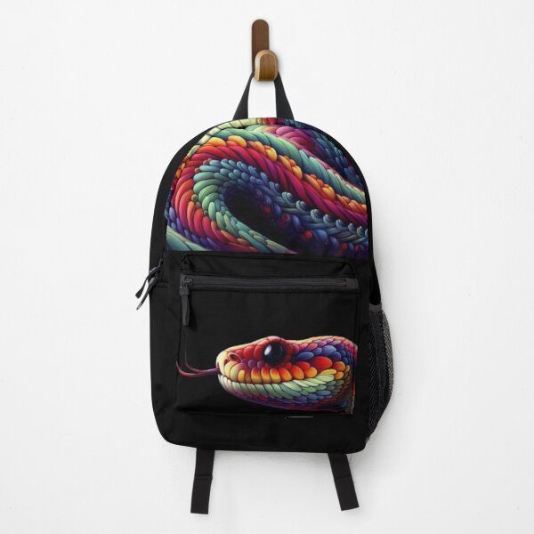 Item preview, Venomous Vibration: The Enchanting Rainbow Snak designed and sold by FreedomFrames.